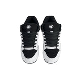 DVS DVS Men's Enduro Heir Skate Shoe - White Black Grey Leather White Black Grey Leather 9 Mens Skate Shoes 6 to 18