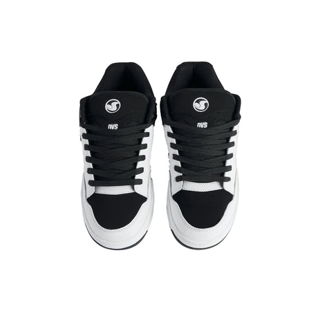 DVS DVS Men's Enduro Heir Skate Shoe - White Black Grey Leather White Black Grey Leather 9 Mens Skate Shoes 6 to 18