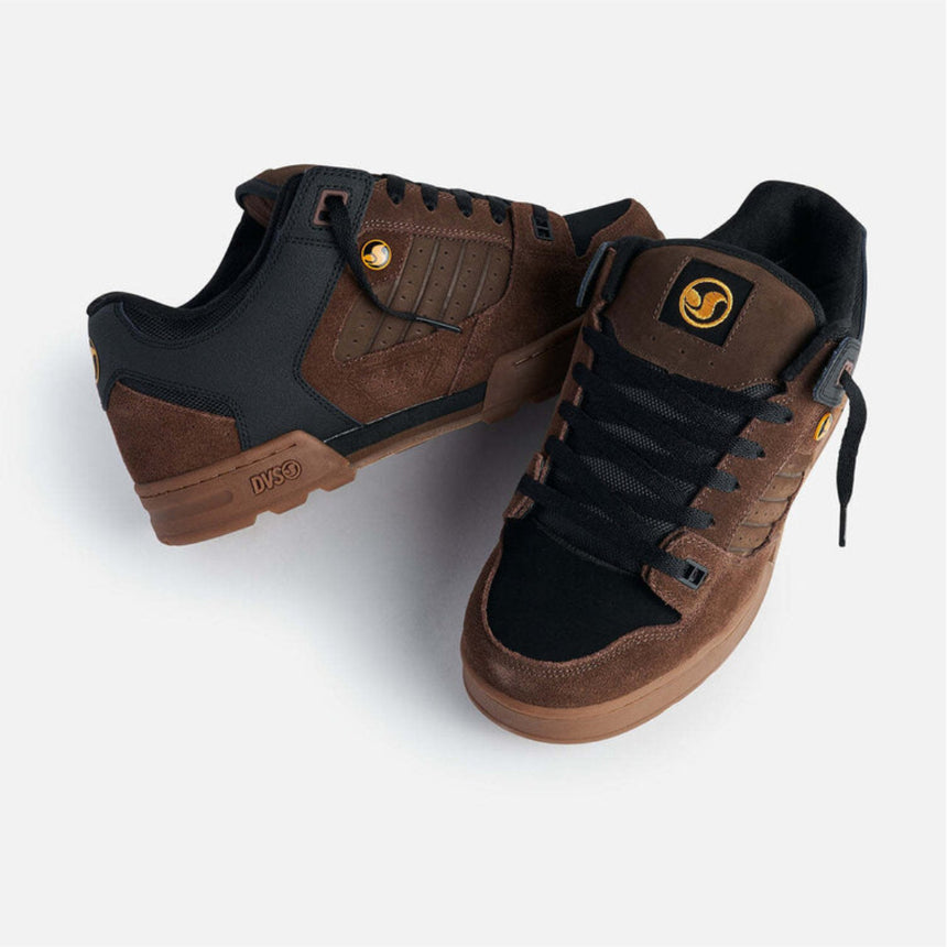 DVS DVS Men's Militia Snow Boots - Brown Black Gum Suede Brown Black Gum Suede 10 Mens Winter Boots 6 to 18