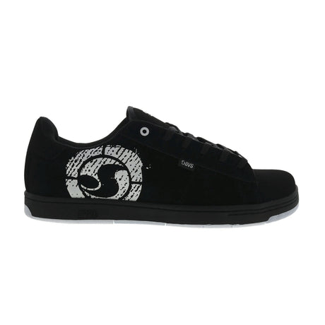 DVS DVS Men's Revival Skate Shoe - Black & White Nubuck Black Black White Nubuck 9 Mens Skate Shoes 6 to 18