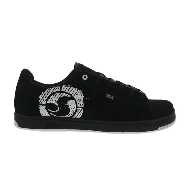 DVS DVS Men's Revival Skate Shoe - Black & White Nubuck Black Black White Nubuck 9 Mens Skate Shoes 6 to 18