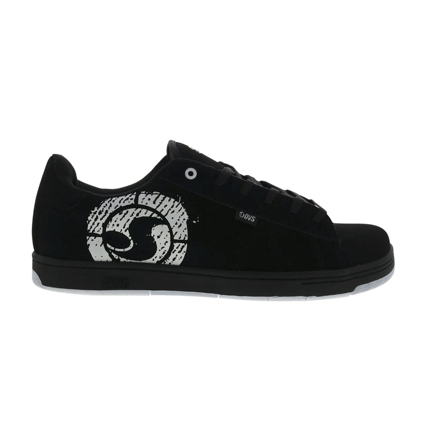 DVS DVS Men's Revival Skate Shoe - Black & White Nubuck Black Black White Nubuck 9 Mens Skate Shoes 6 to 18