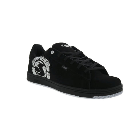DVS DVS Men's Revival Skate Shoe - Black & White Nubuck Black Black White Nubuck 9 Mens Skate Shoes 6 to 18