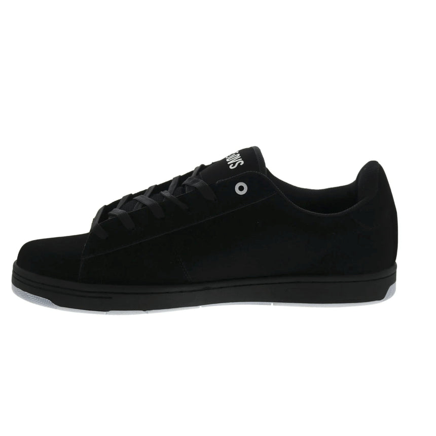 DVS DVS Men's Revival Skate Shoe - Black & White Nubuck Black Black White Nubuck 9 Mens Skate Shoes 6 to 18