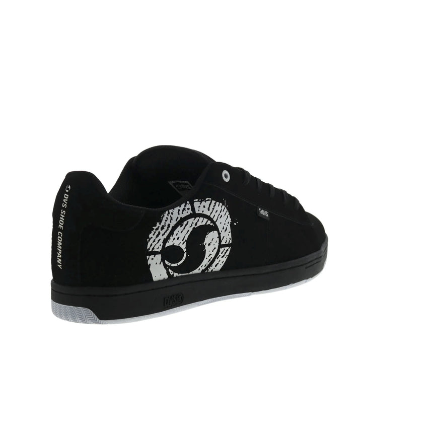 DVS DVS Men's Revival Skate Shoe - Black & White Nubuck Black Black White Nubuck 9 Mens Skate Shoes 6 to 18