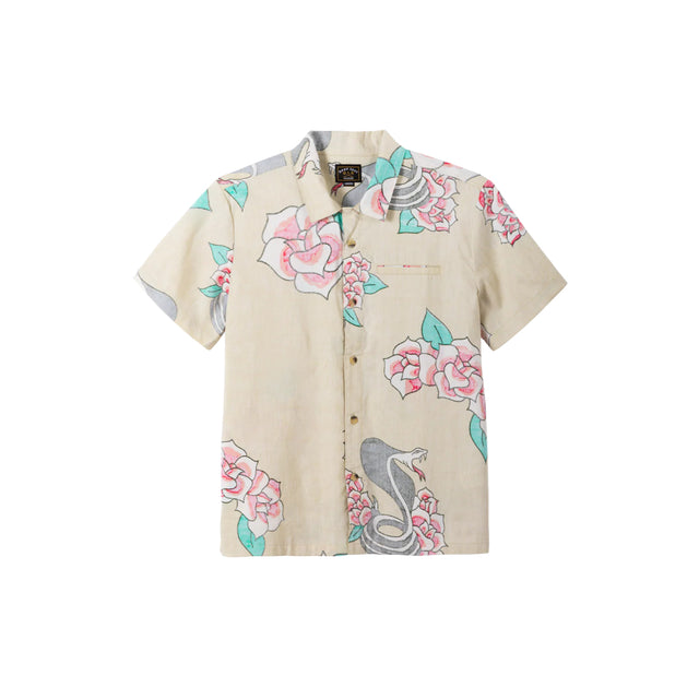 Dark Seas Dark Seas Venom Short Sleeve Tee Sage M Mens Button Up Short Sleeve Shirts