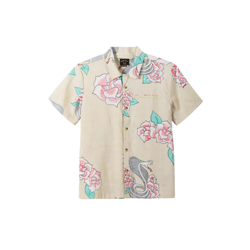 Dark Seas Dark Seas Venom Short Sleeve Tee Sage M Mens Button Up Short Sleeve Shirts