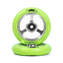 North Scooters North Devin Morgan Signature Wheel 24mm - G6 Silver/Light Green 110x24mm Scooter Wheels