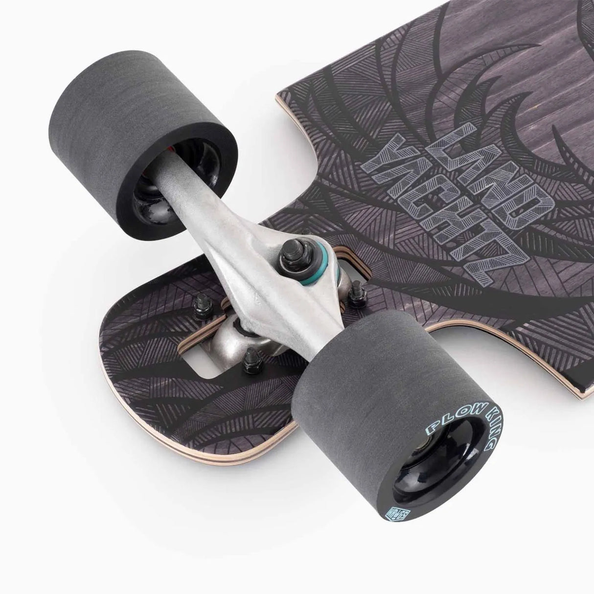Landyachtz Landyachtz Drop Hammer - Black Eagle -w/PB180mm Trucks Multi 38 Longboard Complete - Drop Through Trucks