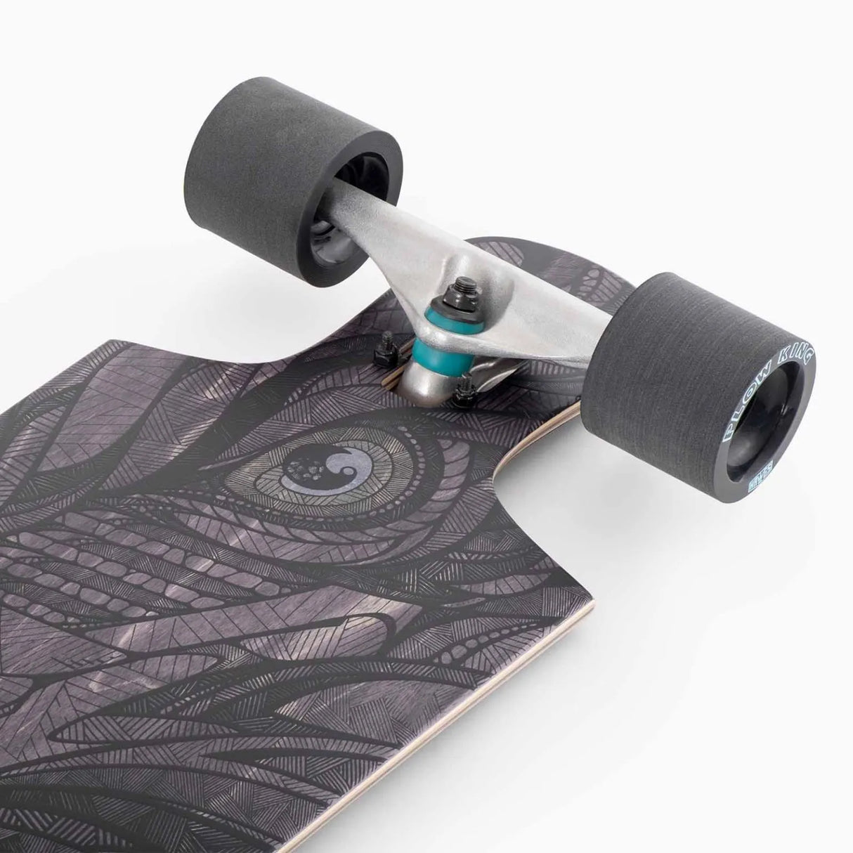 Landyachtz Landyachtz Drop Hammer - Black Eagle -w/PB180mm Trucks Multi 38 Longboard Complete - Drop Through Trucks