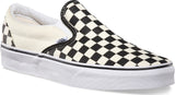 Vans Unisex Classic Slip On - Checkerboard White/Back