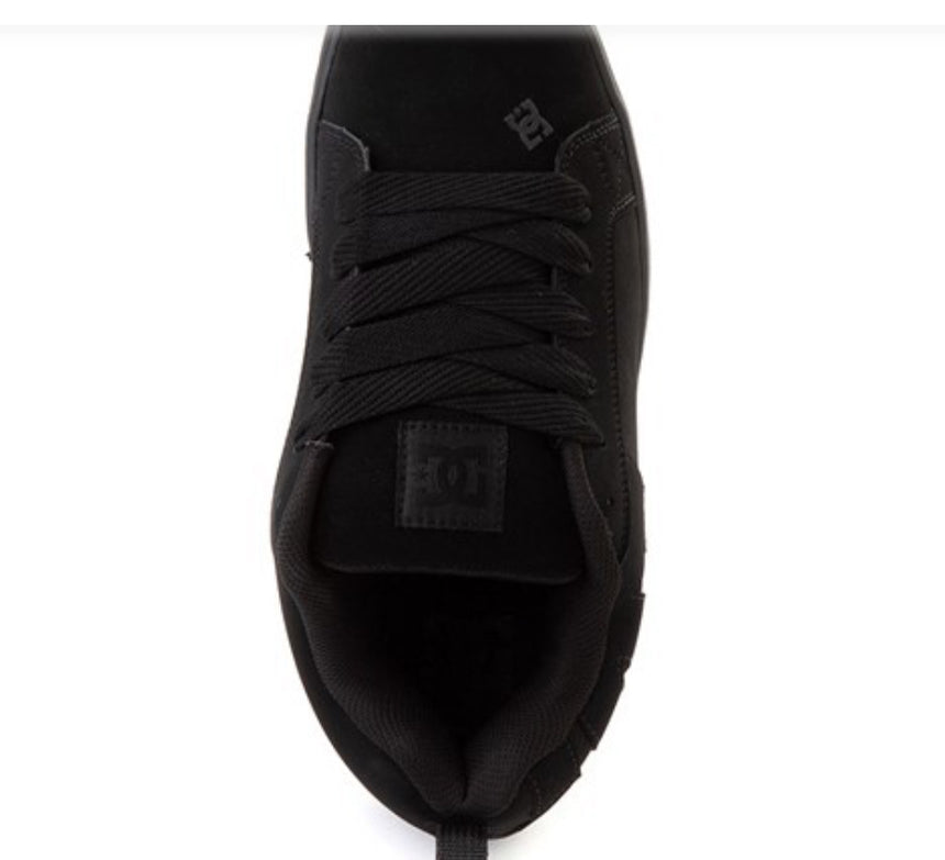 Chaussures de skate DC Court Graffik pour homme - Noir/Noir/Noir
