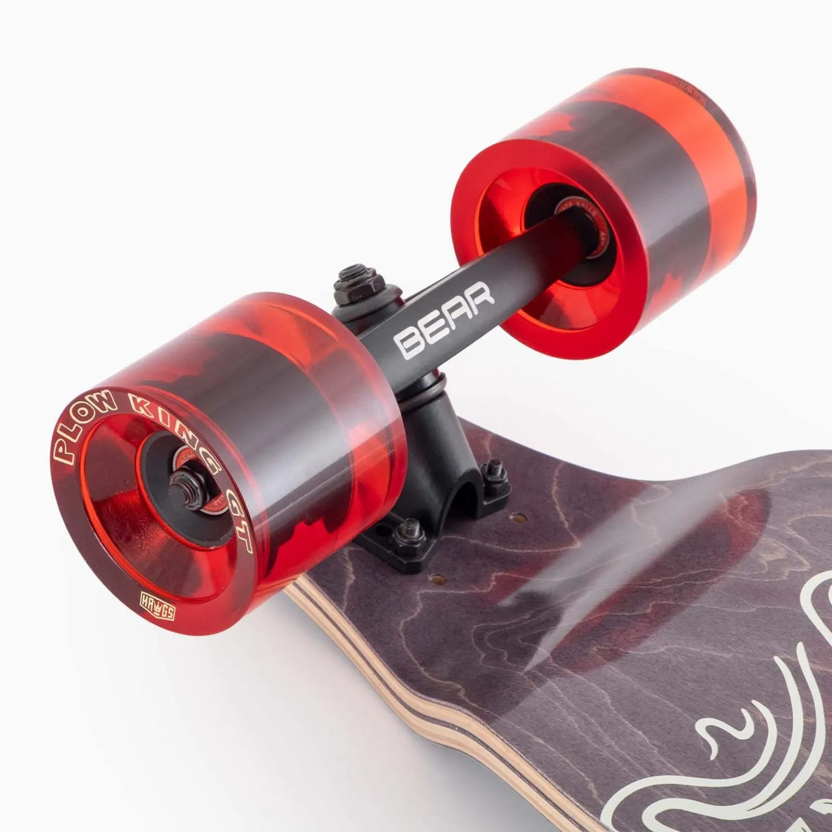 Landyachtz Landyachtz Evo 36 - Bear Red 36.5 Longboard Deck - Through Trucks