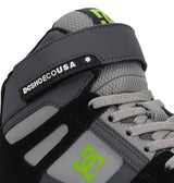 DC DC Youth Pure Hi Top EV Shoes - Gray/Black Gray/Black 11 Youth Boys High Tops 5T to 13T and 1 to 7 US Size