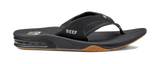 Reef Reef Men's Fanning Sandal - Black/Silver Black/Silver 9 Mens Sandals Flip Flop 5 to 11