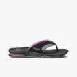 Reef Reef Womens Fanning Sandals - Black/Grey Black/Grey 5 Womens Sandals Flip Flop 5 to 11