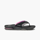 Reef Reef Womens Fanning Sandals - Black/Grey Black/Grey 5 Womens Sandals Flip Flop 5 to 11