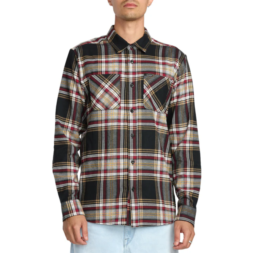 Volcom Men's Netastone Flannel Long Sleeve