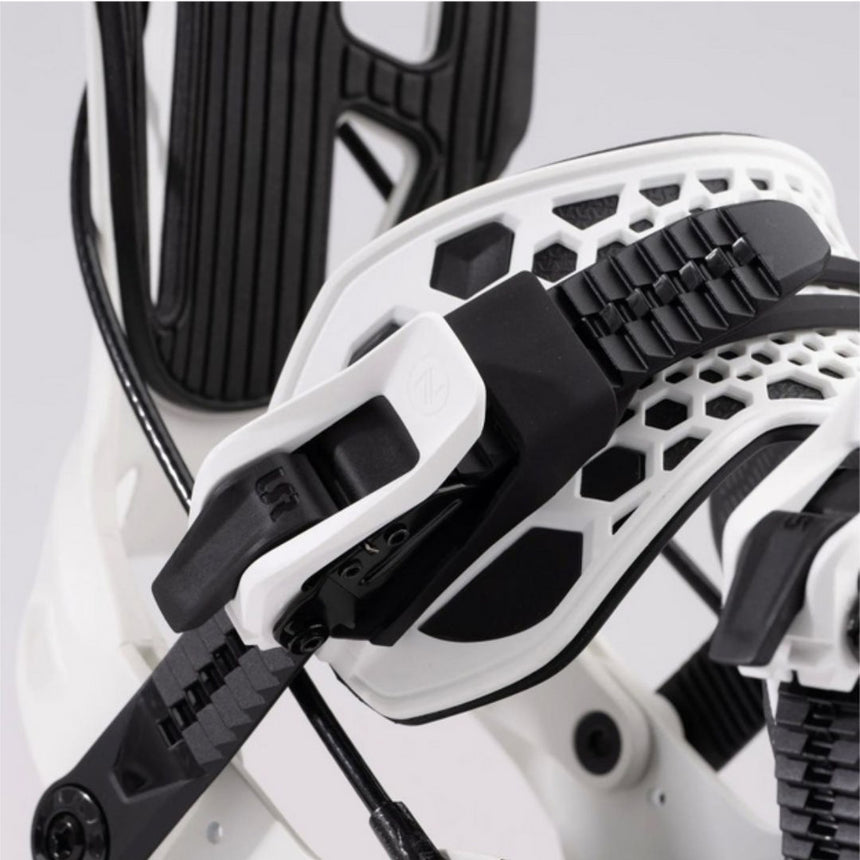 Flow NX2 Fusion Men's Rear Entry Snowboard Bindings - White