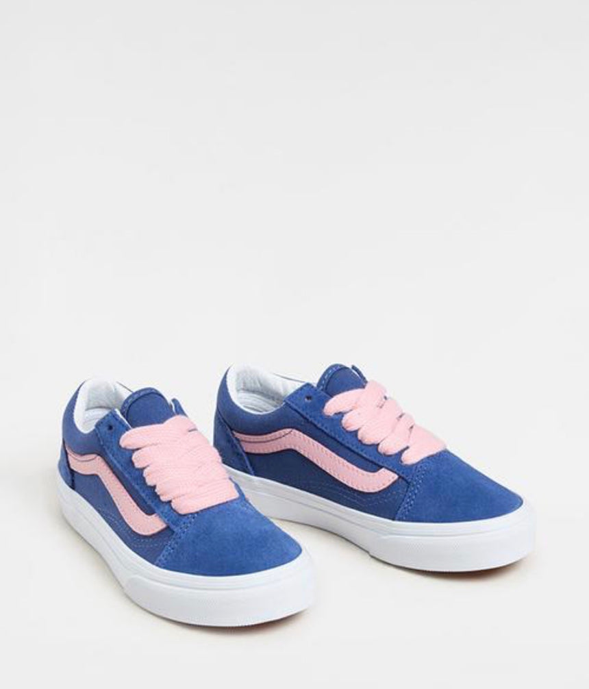 Vans Pop Lace pour enfants Bleu/Rose
