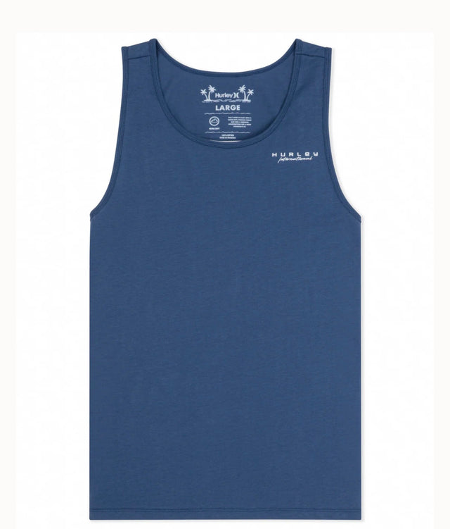 Hurley Hurley Men's Midnight Palm Tank Abyss XS Mens Sleeveless Shirts