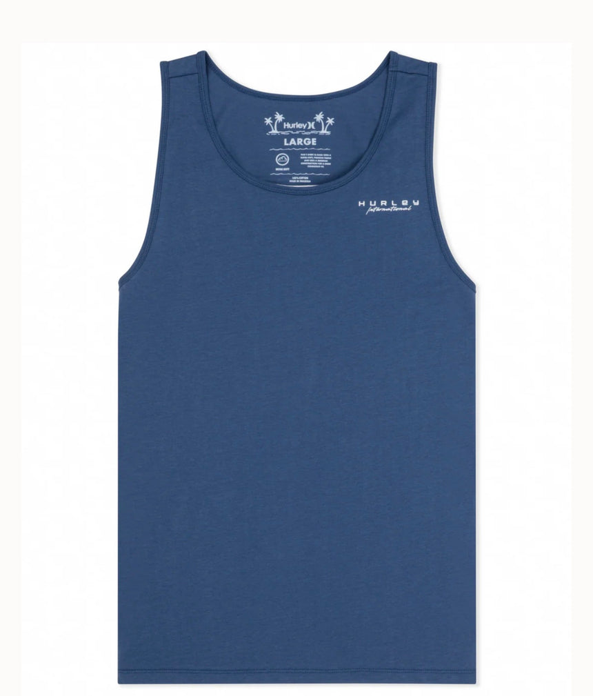 Hurley Hurley Men's Midnight Palm Tank Abyss XS Mens Sleeveless Shirts