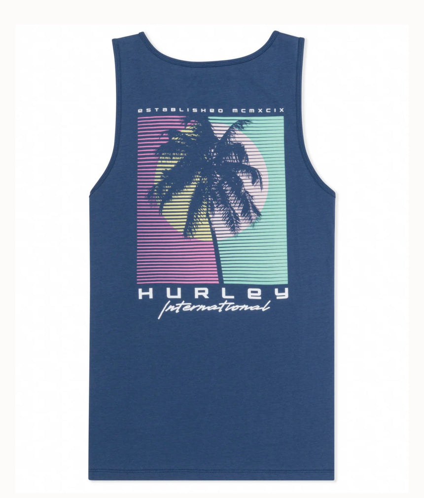 Hurley Hurley Men's Midnight Palm Tank Abyss XS Mens Sleeveless Shirts