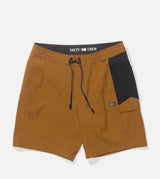 Salty Crew Salty Crew Men's Flagship Boatshort Dark Olive 28 Mens Board Shorts