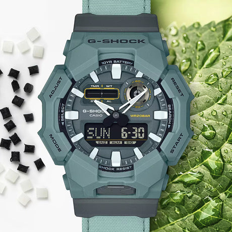 G Shock G-Shock GA-010CE-2A Watch Mens Analog Organic Band