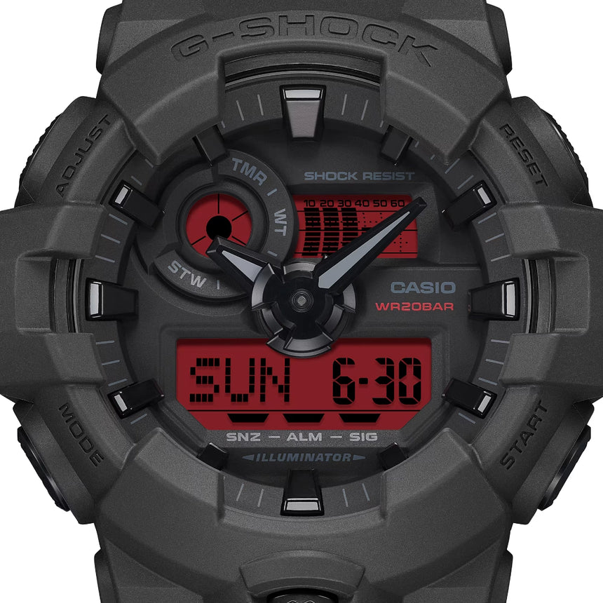 G Shock G-Shock GA-700BBR-1A Watch Watch Mens Analog Organic Band
