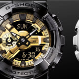 G Shock G-Shock GM-110BD-1A9 Watch Watch Mens Analog Metal Band