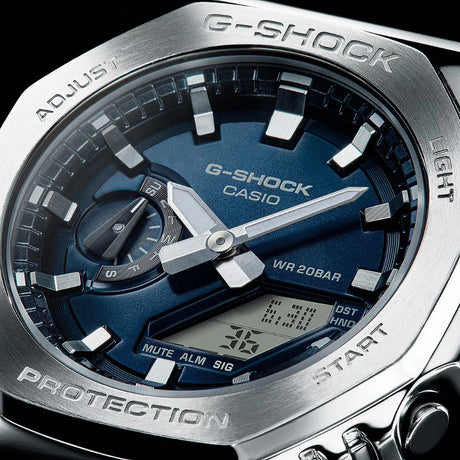 G Shock G-Shock GM-2110D-2B Watch Watch Mens Analog Metal Band