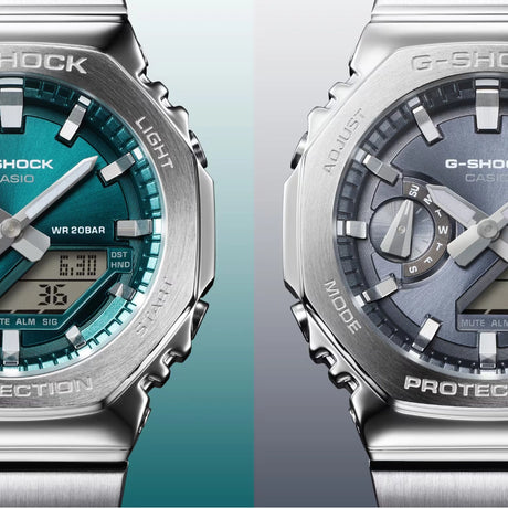 G Shock G-Shock GM-2110D-3A1 Watch Watch Mens Analog Metal Band