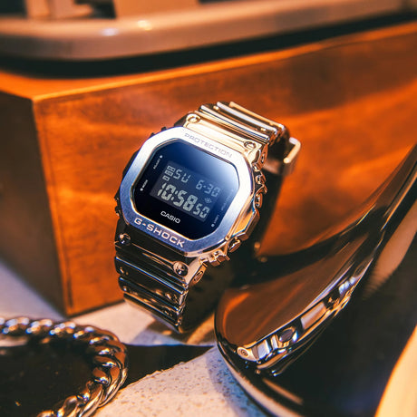 G Shock G-Shock GM-5600YM-8 Watch Watch Mens Digital Metal Band