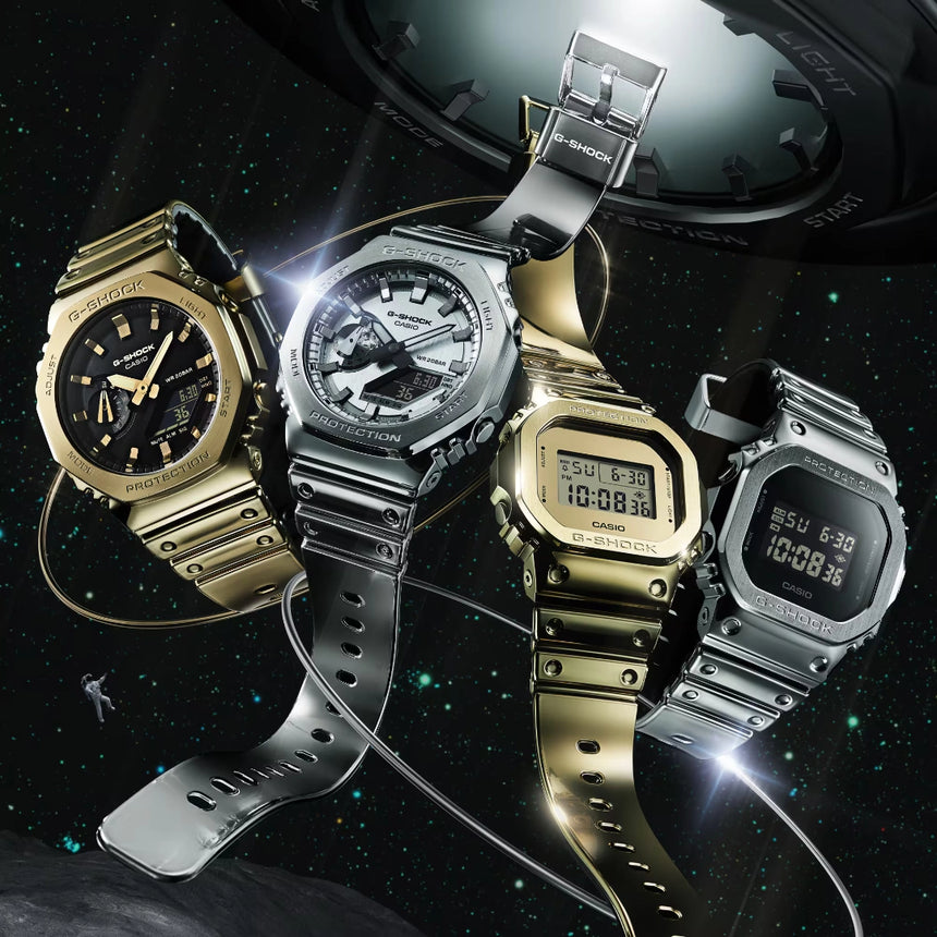 G Shock G-Shock GM-5600YM-8 Watch Watch Mens Digital Metal Band