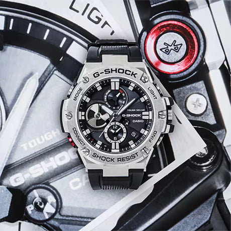 G Shock G-ShockGST-B100-1A Watch Watch Mens Analog Organic Band