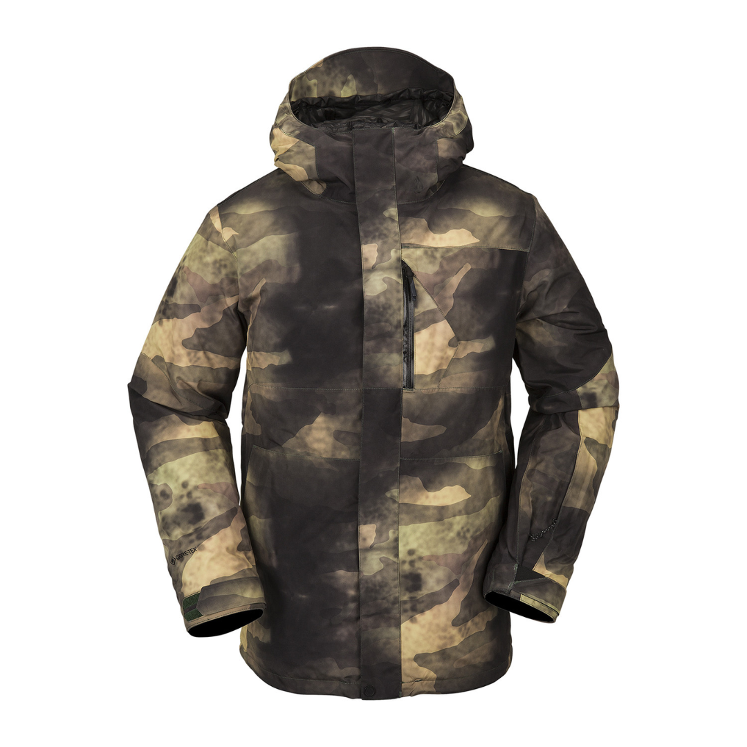 Volcom Men's L Gore-Tex Jacket - Camouflage