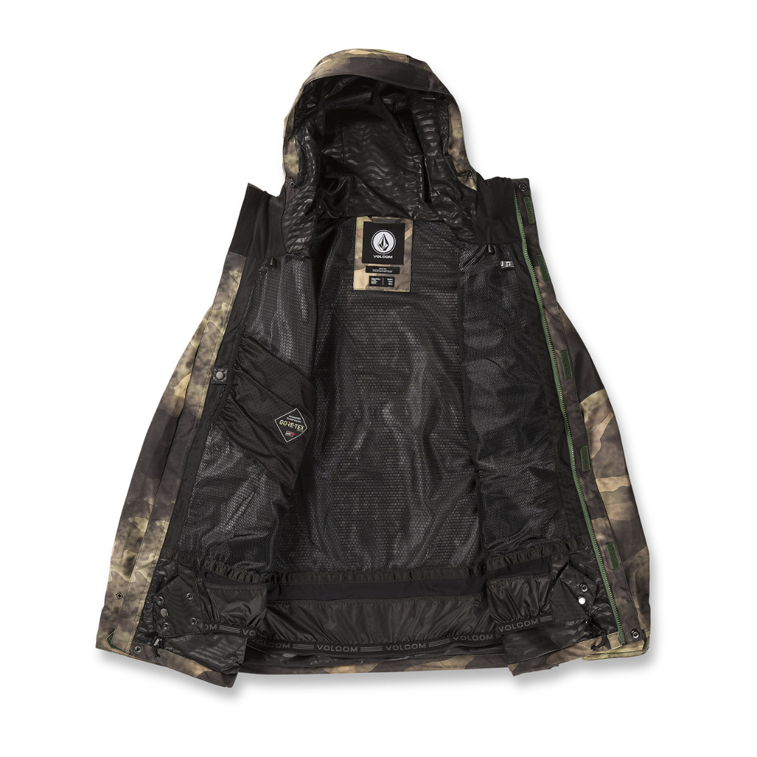 Volcom Men's L Gore-Tex Jacket - Camouflage