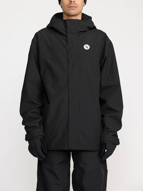 Volcom Volcom Men's Buck Three Eighty Jacket Black S Mens Snowboard Jackets