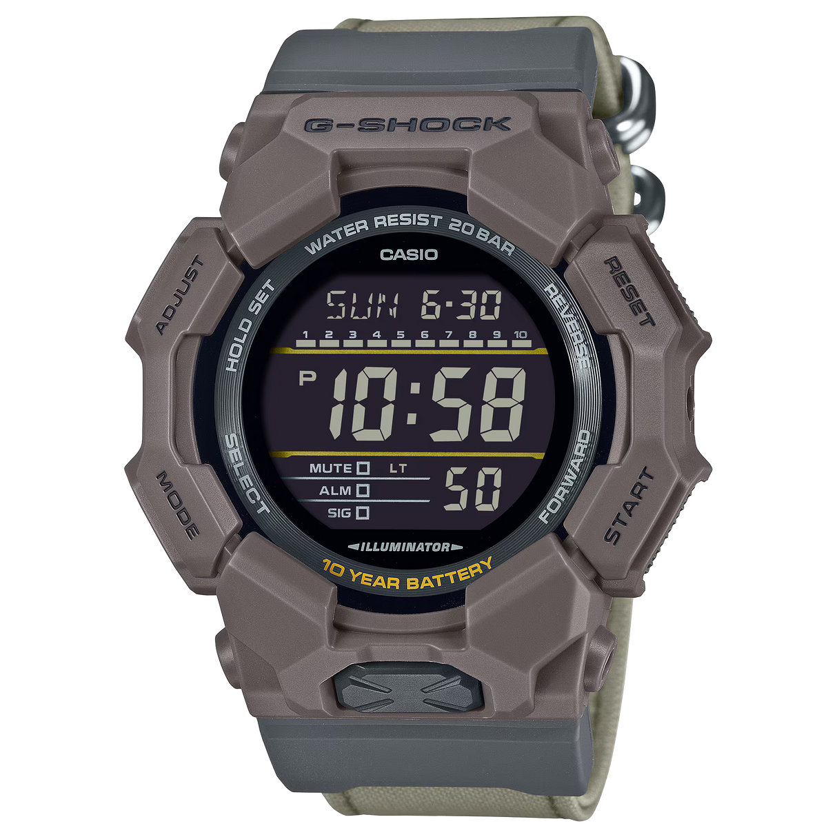 G Shock G-Shock GD-010CE-5 (EOL) Mens Watch Rubber Bands