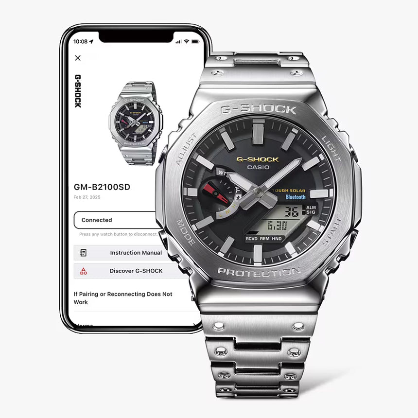 G Shock G Shock GM-B2100SD-1C Watch Watch Mens Analog Metal Band