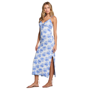 Saltwater Luxe Saltwater Luxe Women's Milley Midi Dress Ocean XS Womens Long Dresses
