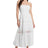 Guess Guess Women's Lace Up Long Safa Dress White S Womens Long Dresses