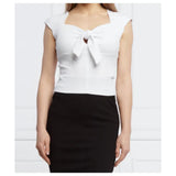 Guess Guess SL Valeriana Top White S Womens T-Shirts
