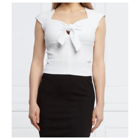 Guess Guess SL Valeriana Top White S Womens T-Shirts
