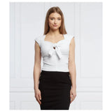 Guess Guess SL Valeriana Top White S Womens T-Shirts