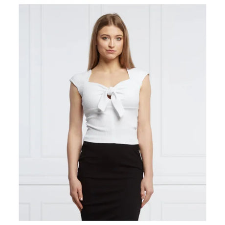 Guess Guess SL Valeriana Top White S Womens T-Shirts