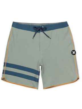 Hurley Hurley Men's Phantom - Eco Block Party Solid 18" Boardshorts Great White 30 Mens Board Shorts