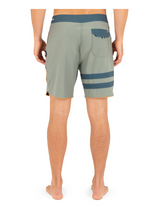 Hurley Hurley Men's Phantom - Eco Block Party Solid 18" Boardshorts Great White 30 Mens Board Shorts