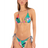 Hurley Hurley Women's Reversible Pacific Night V Front Tie Side Cheeky Bottom - Tropical Geo Tropical Geo S Womens Bikini Bottoms